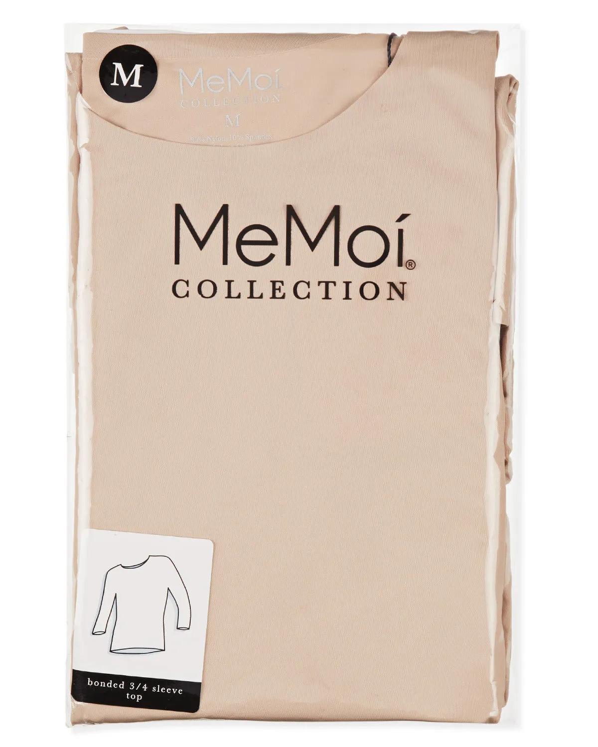 Women's Bonded 3/4-Sleeve Tag-Free Layering Top sold by MeMoi product image thumbnail 5