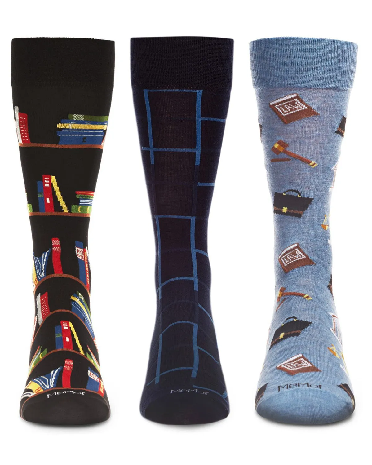 Men's 3 Pair Pack Novelty Professions Crew Socks sold by MeMoi product image thumbnail 3
