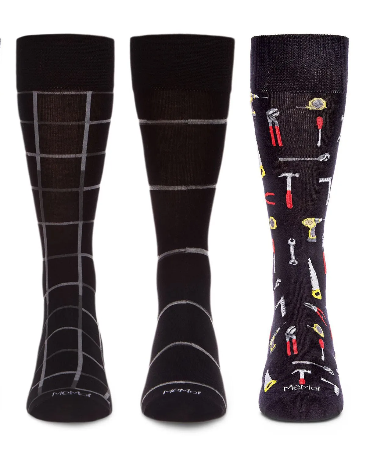 Men's 3 Pair Pack Novelty Professions Crew Socks sold by MeMoi product image thumbnail 4