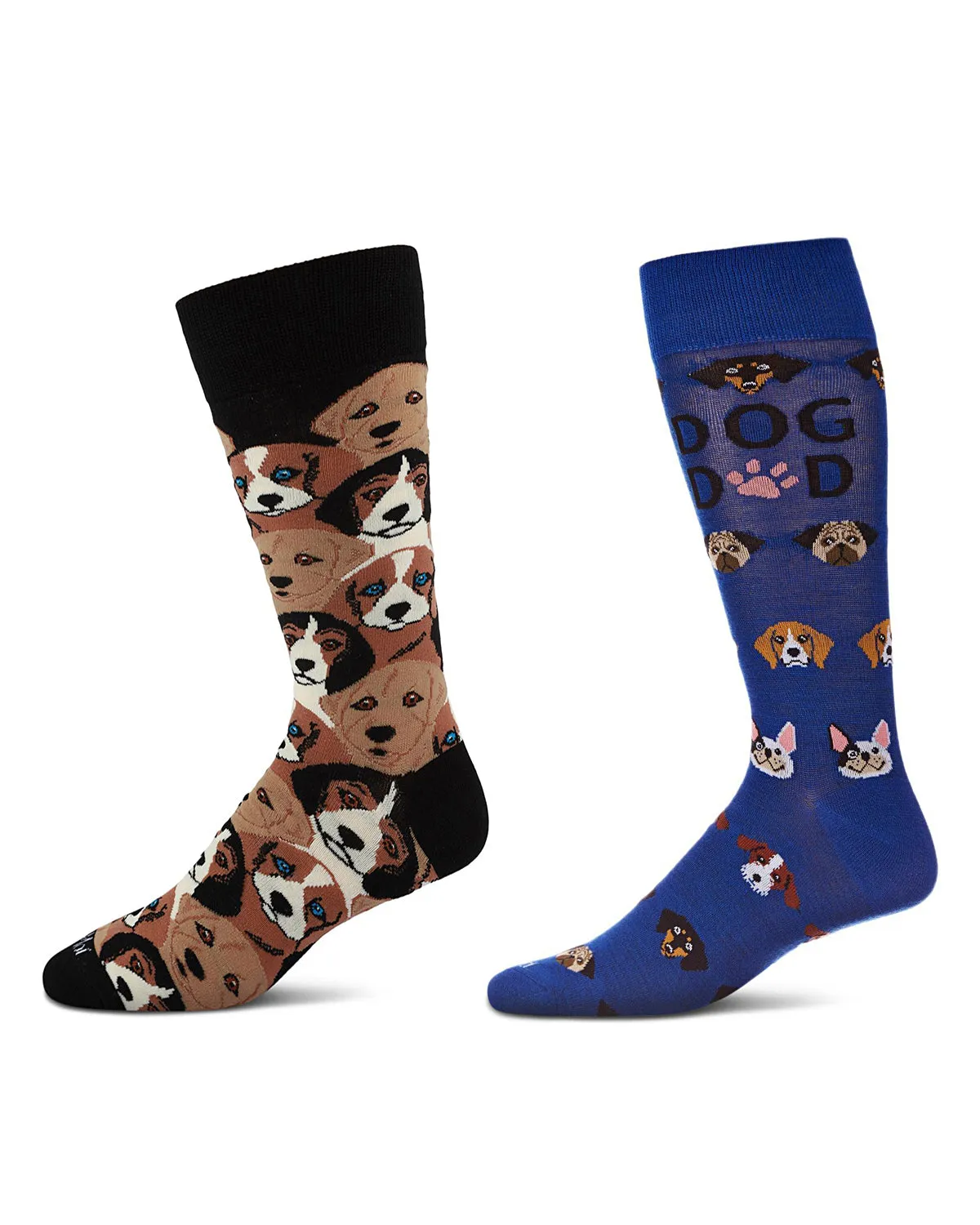 Men's 2 Pair Pack Novelty Animal Crew Socks sold by MeMoi product image thumbnail 2