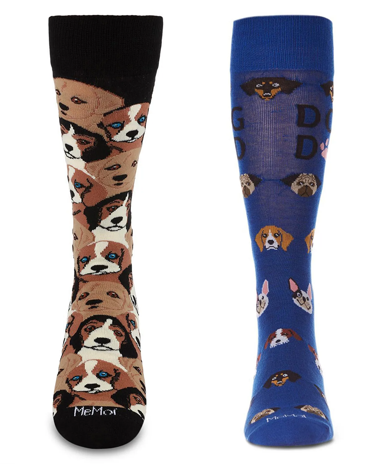 Men's 2 Pair Pack Novelty Animal Crew Socks sold by MeMoi product image thumbnail 3