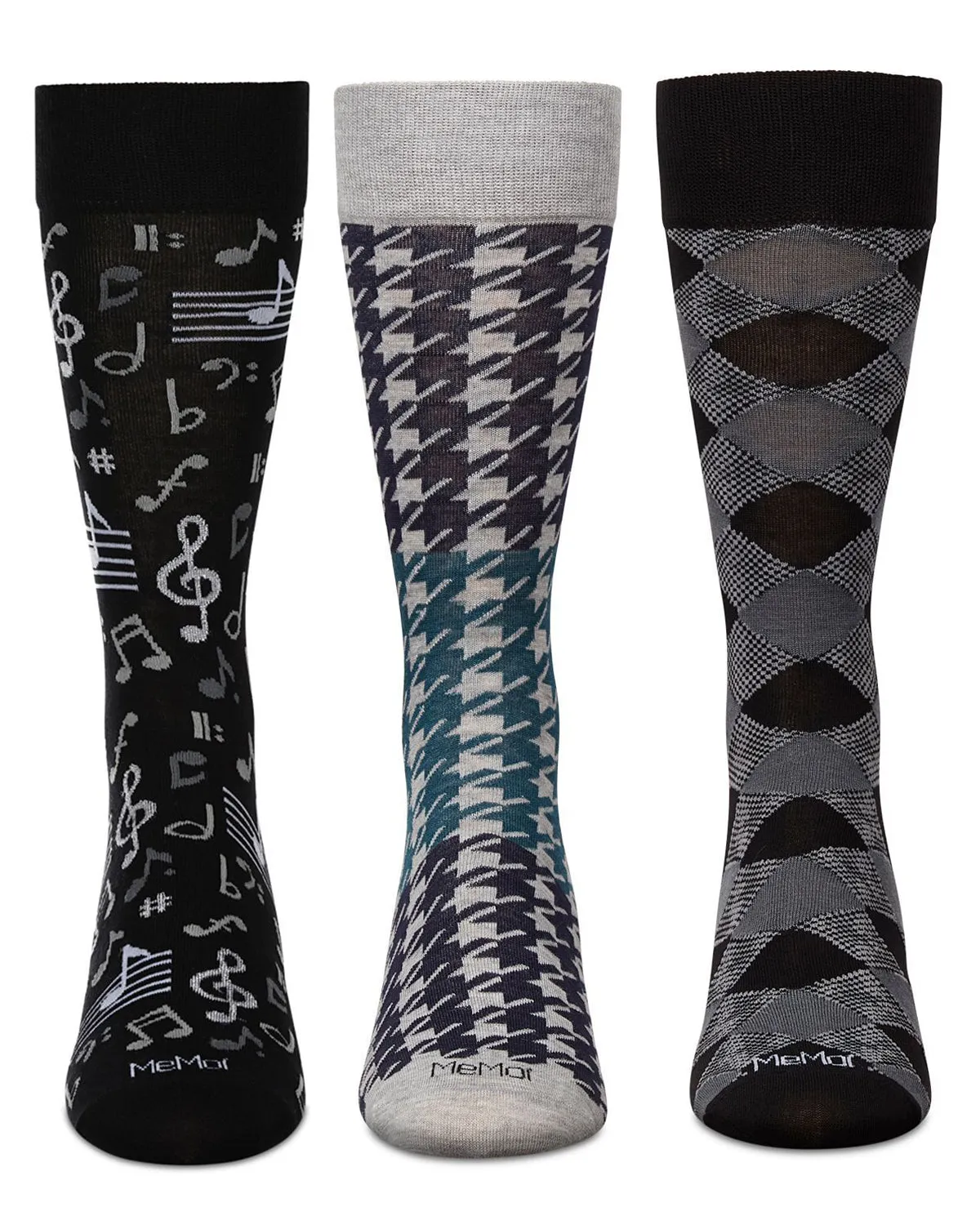 Men's 3 Pair Pack Novelty Hobbies Crew Socks sold by MeMoi product image thumbnail 4