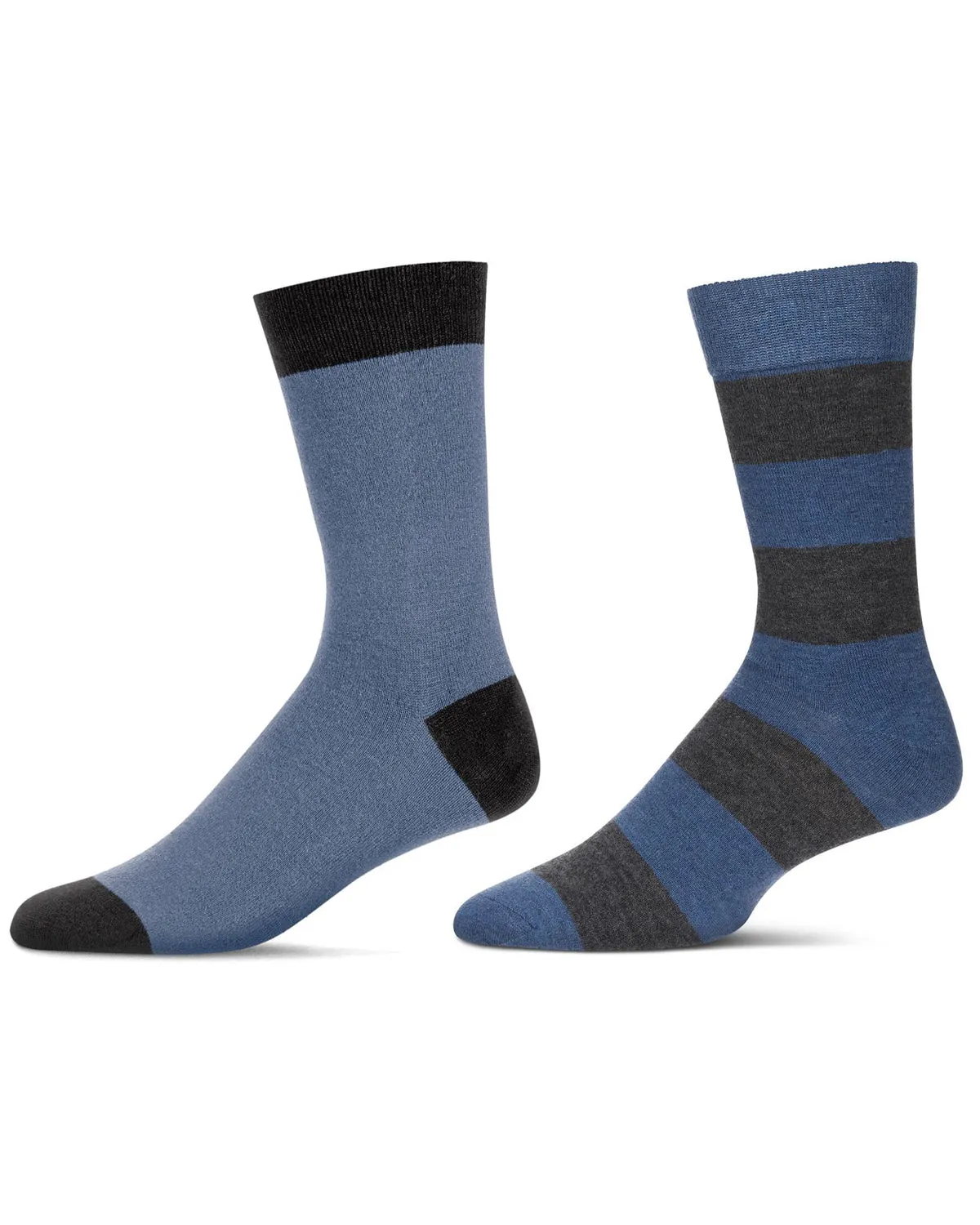 Men's 2 Pair Pack Cashmere Crew Socks sold by MeMoi product image thumbnail 5