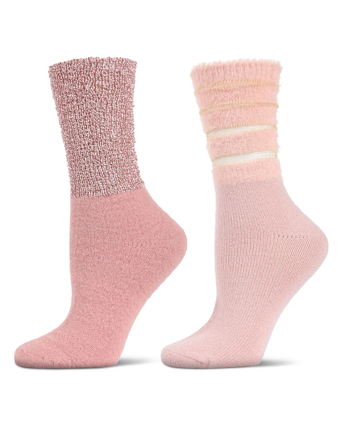 Women's 2 Pair Pack Cozy Crew Socks sold by MeMoi product image thumbnail 5