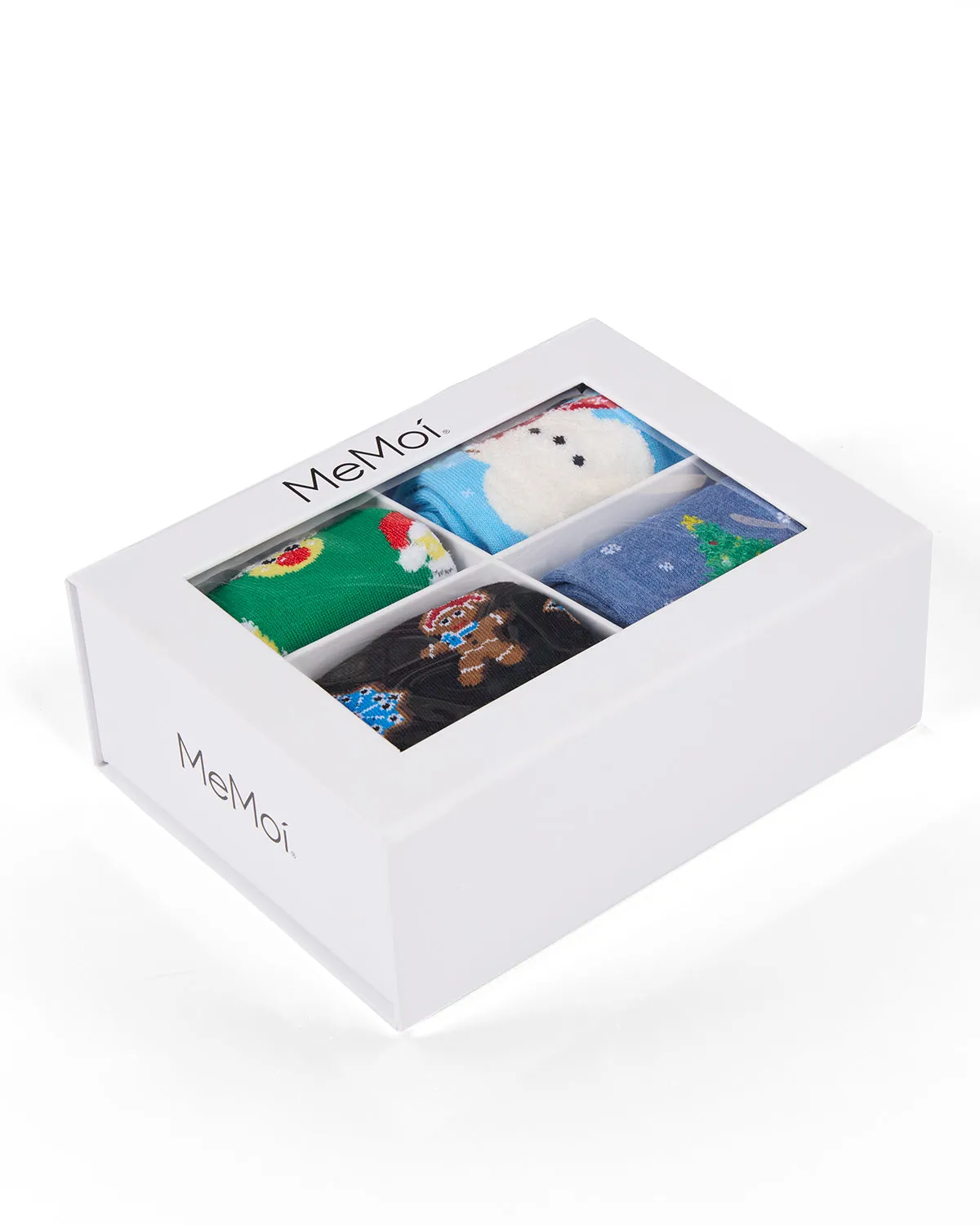 4 Pair Women's Christmas Novelty Crew Socks Gift Set sold by MeMoi product image thumbnail 3