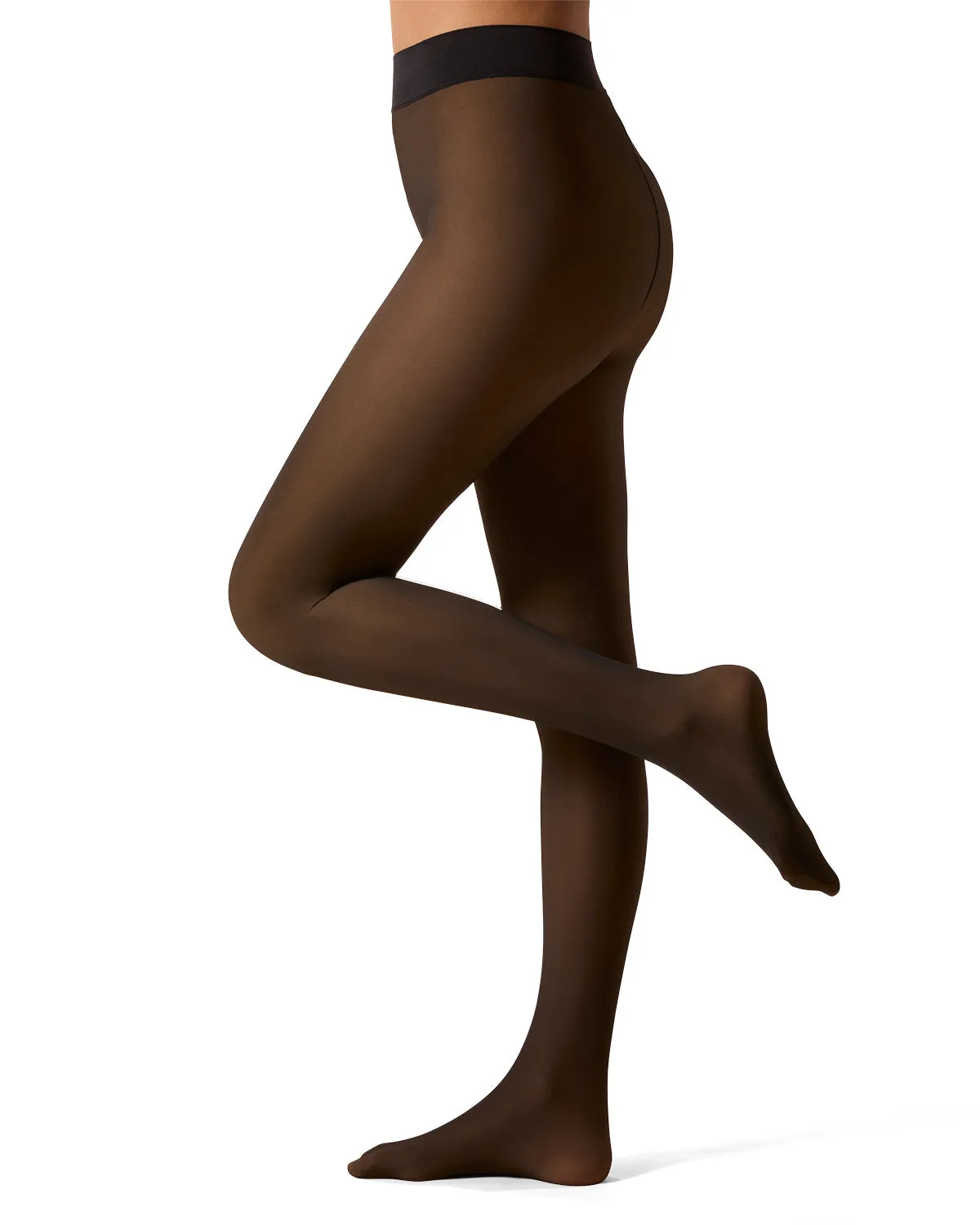 Women's Sheer Illusion Fleece-Lined 80-Denier Thermal Tights sold by MeMoi