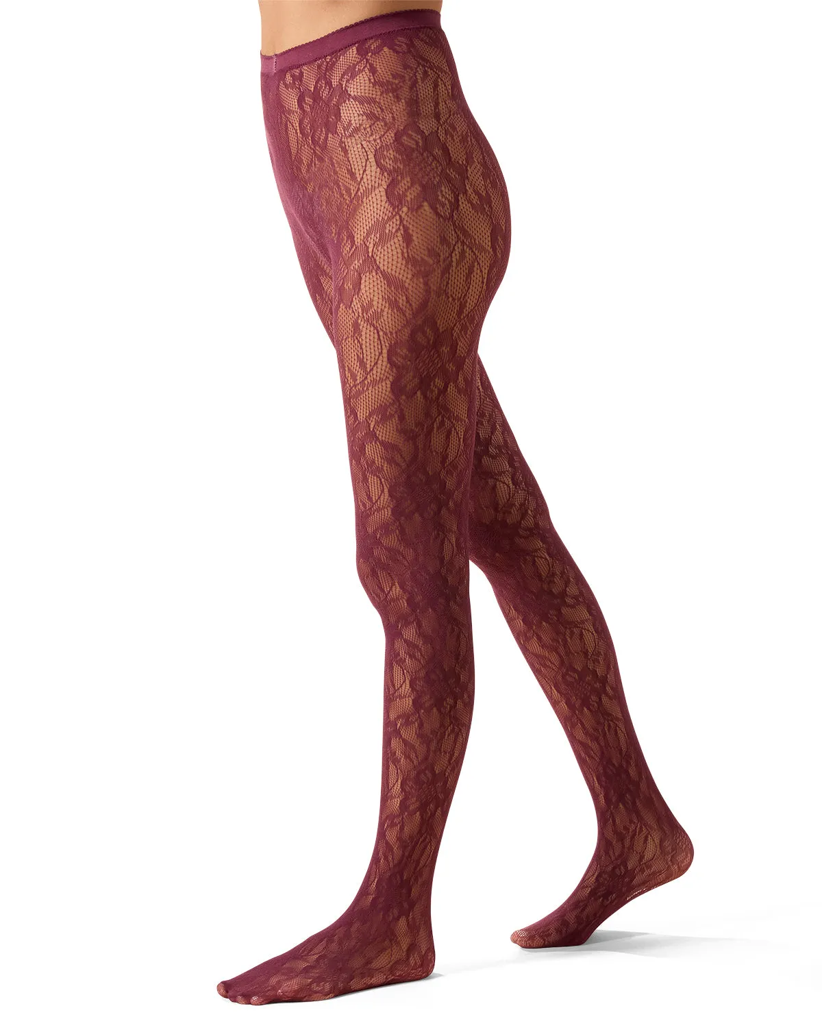 Women's "Blooming Floral" Fashion Net Tights sold by MeMoi product image thumbnail 5