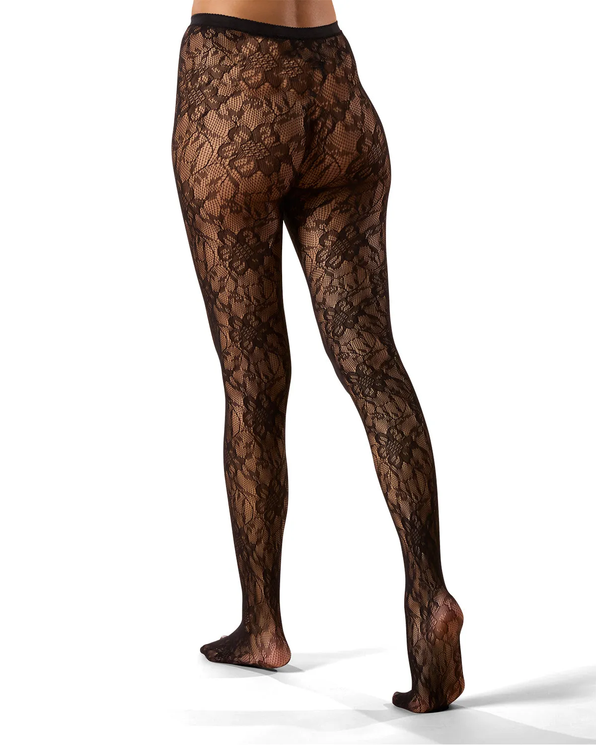 Women's "Blooming Floral" Fashion Net Tights sold by MeMoi product image thumbnail 4