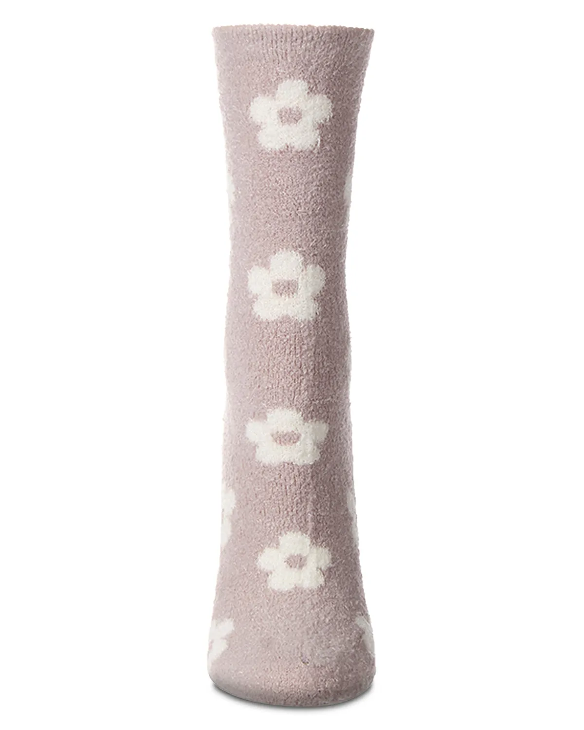 Women's "Daisies" Non-Skid Lavender Infused Crew-Length Cozy Spa Sock sold by MeMoi product image thumbnail 3