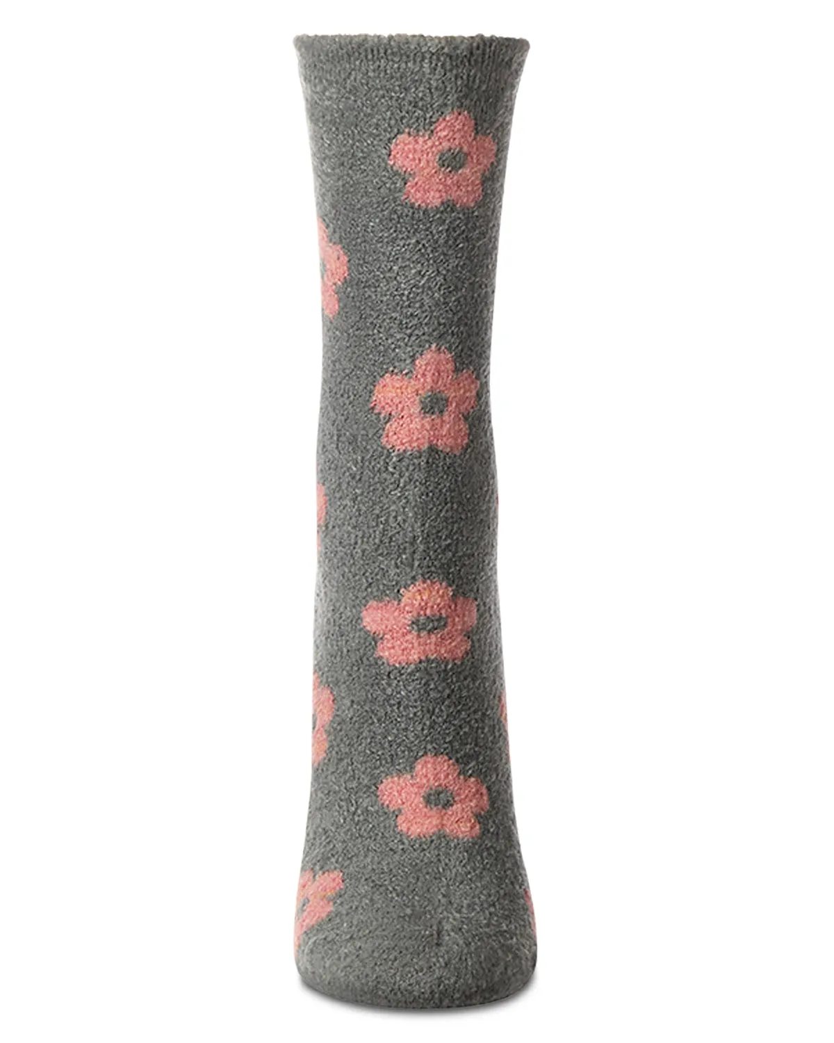 Women's "Daisies" Non-Skid Lavender Infused Crew-Length Cozy Spa Sock sold by MeMoi product image thumbnail 4