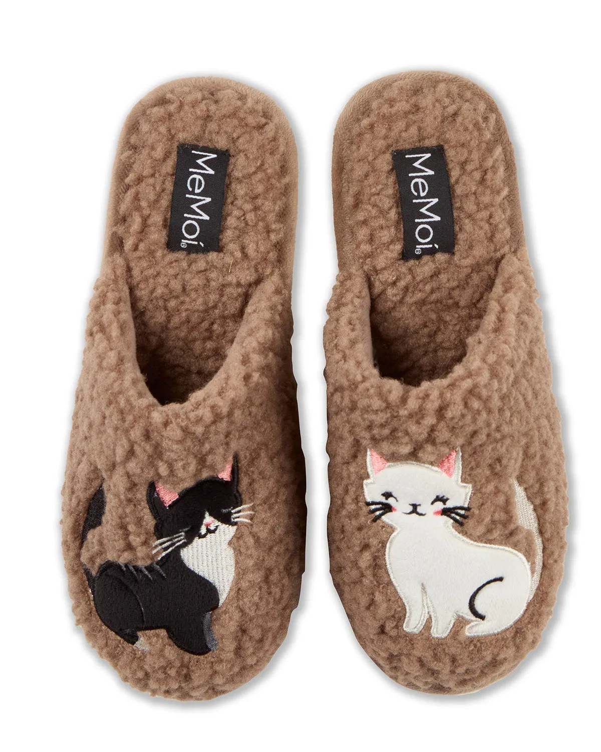 Women's More Kittens Meow Hard Bottom Plush Slippers sold by MeMoi product image thumbnail 2