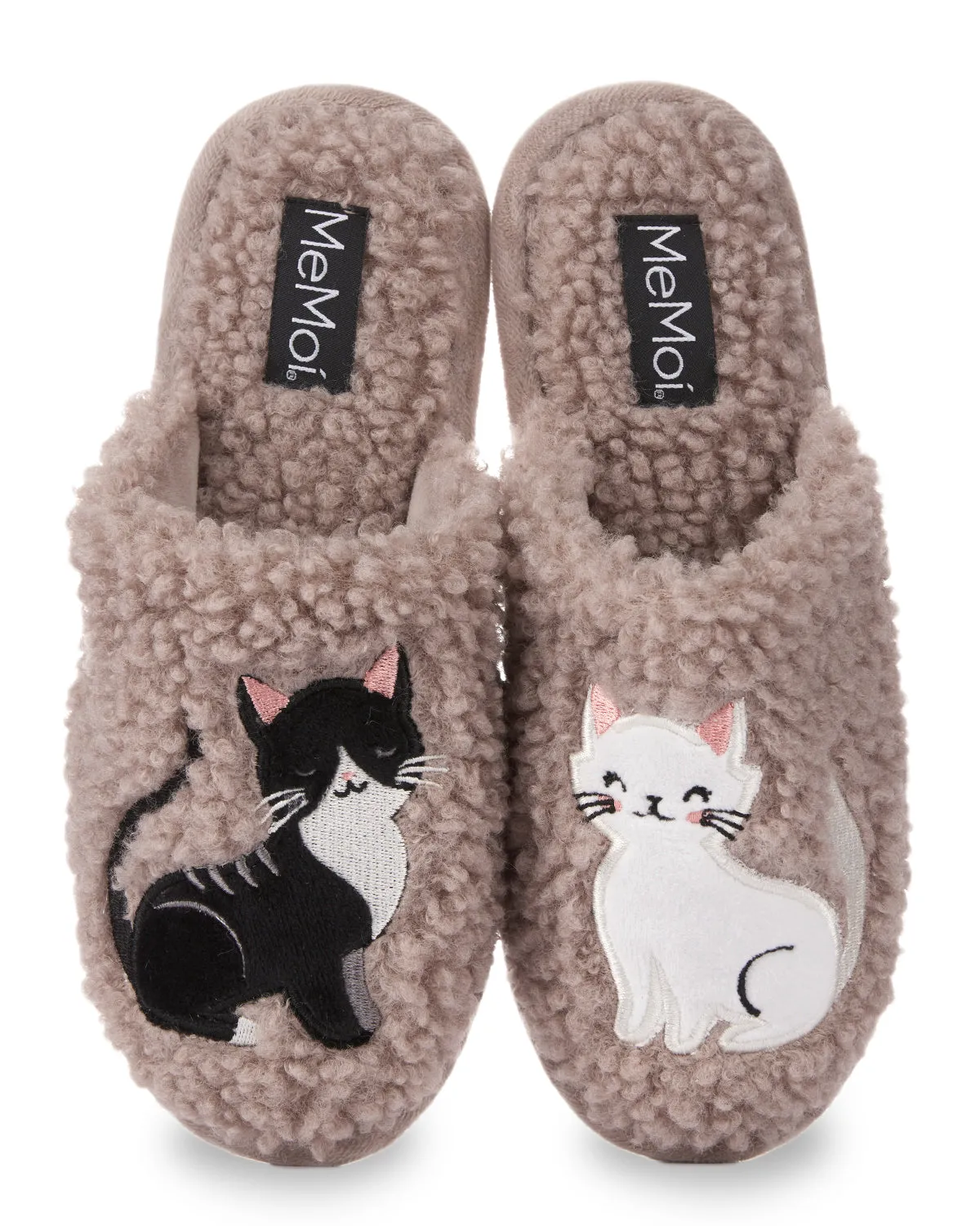 Women's More Kittens Meow Hard Bottom Plush Slippers sold by MeMoi