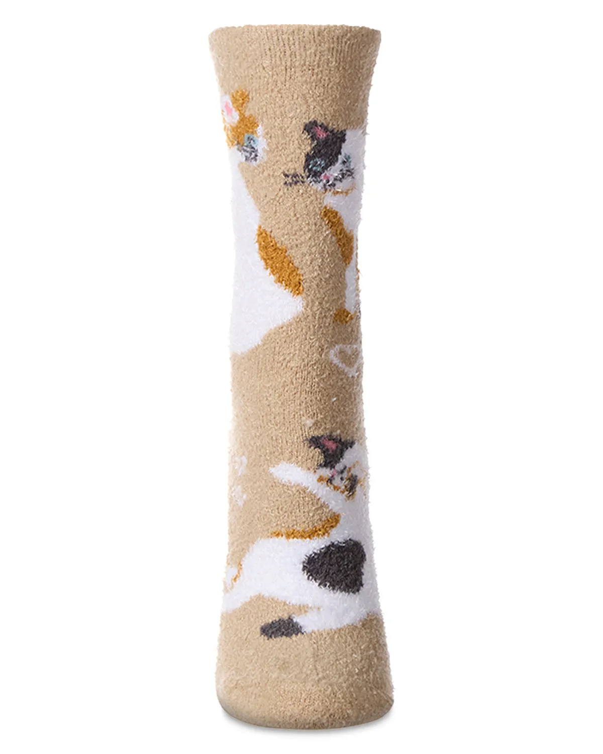 Women's Cat Themed SuperSoft Cozy Crew Sock sold by MeMoi product image thumbnail 2