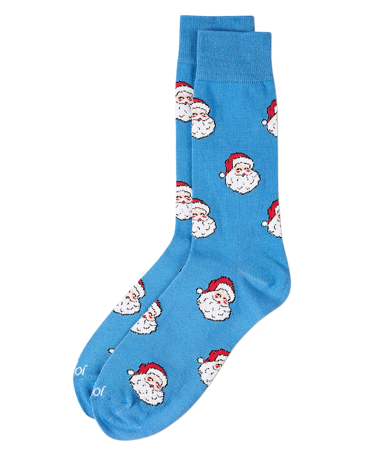 Men's "Retro Santa" Christmas Holiday Novelty Crew Sock sold by MeMoi product image thumbnail 3