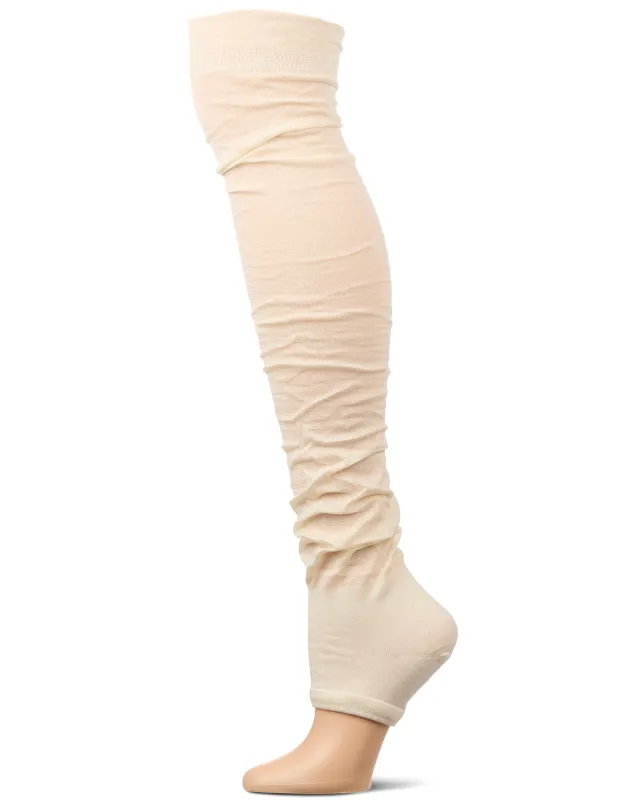 Women's "Trendlucent" Cotton Rich Over The Knee Toeless Sock sold by MeMoi
