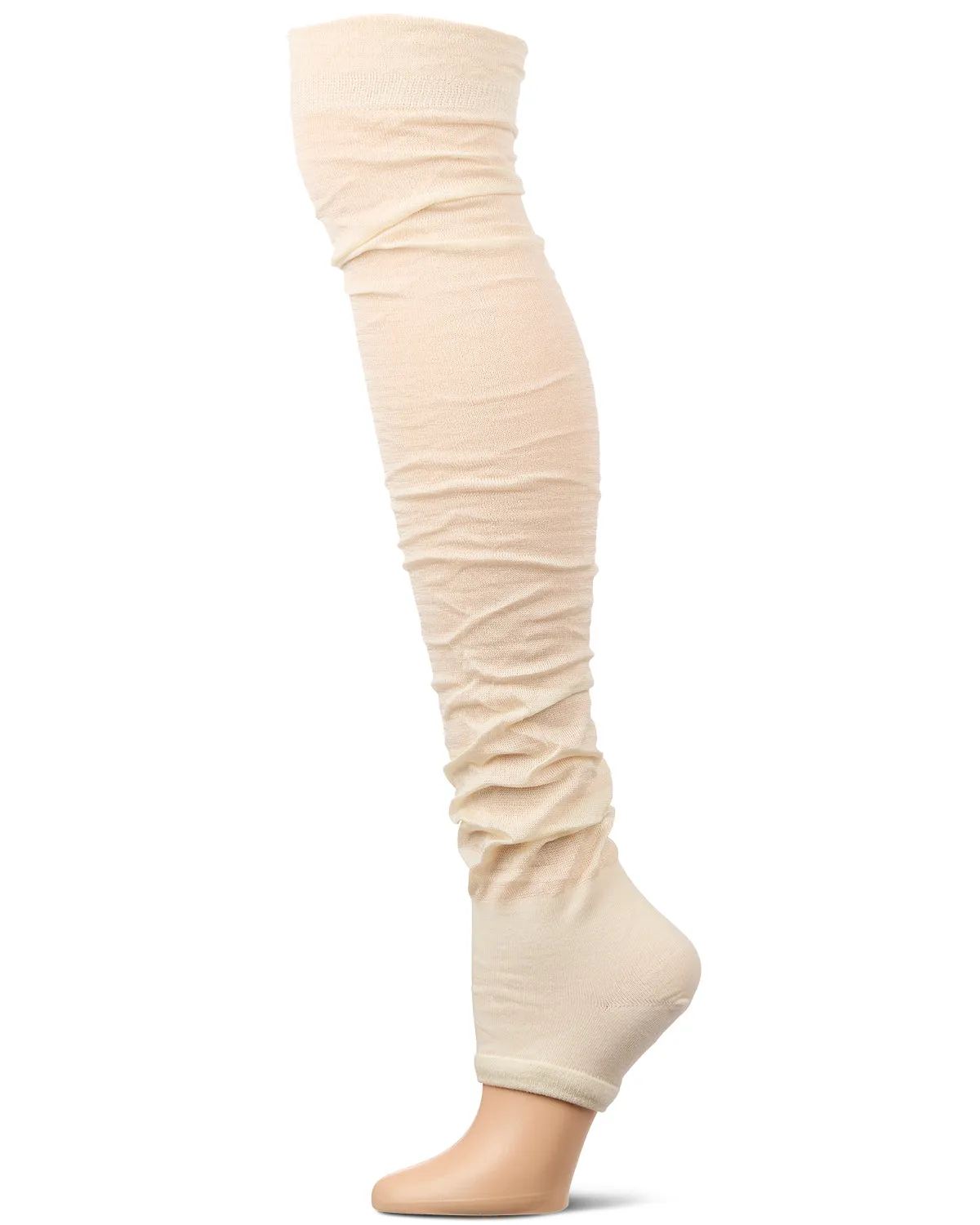 Women's "Trendlucent" Cotton Rich Over The Knee Toeless Sock sold by MeMoi