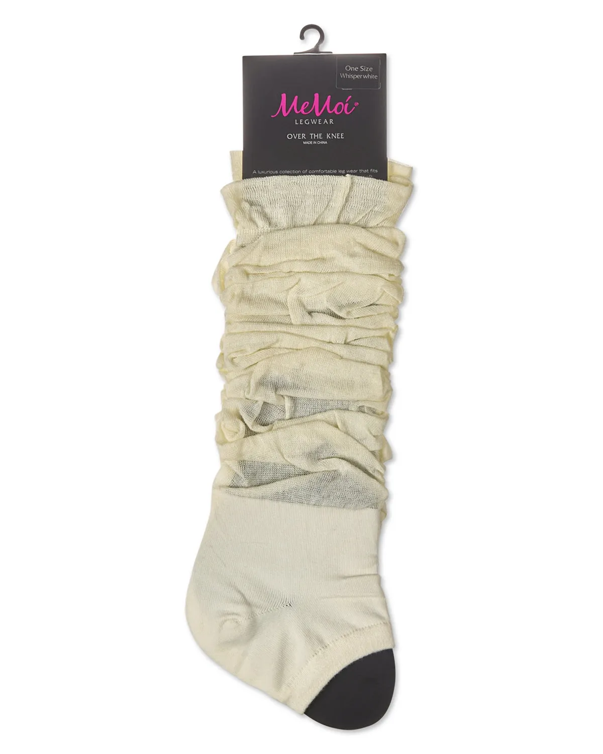 Women's "Trendlucent" Cotton Rich Over The Knee Toeless Sock sold by MeMoi product image thumbnail 3