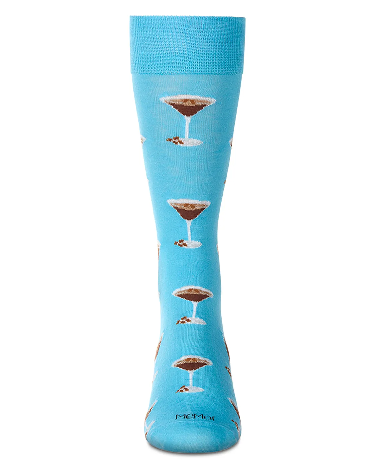Men's "Espresso Martini" Rayon Blend Novelty Crew Sock sold by MeMoi product image thumbnail 2