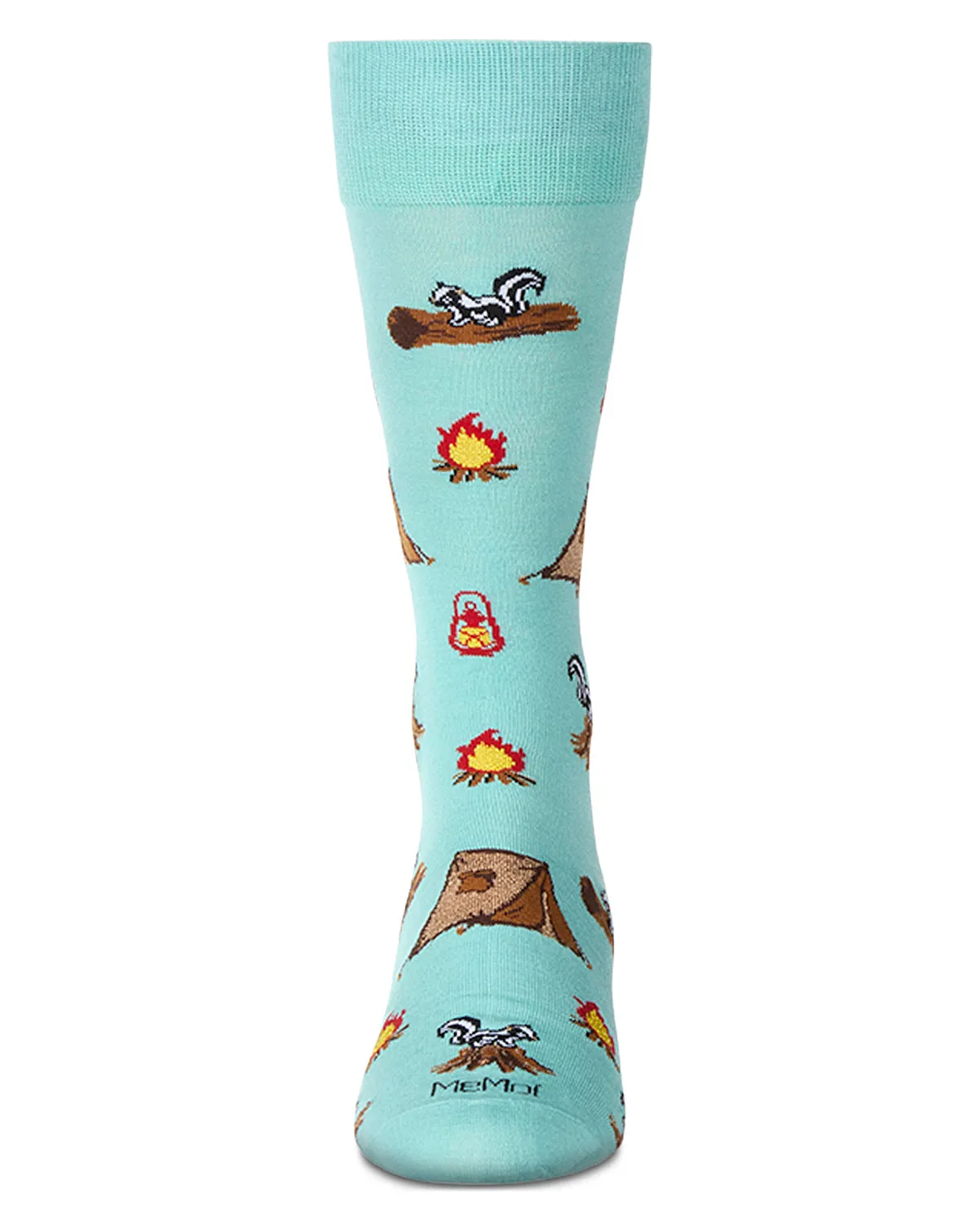 Men's "Stinky Campsite" Rayon Blend Novelty Crew Sock sold by MeMoi product image thumbnail 2