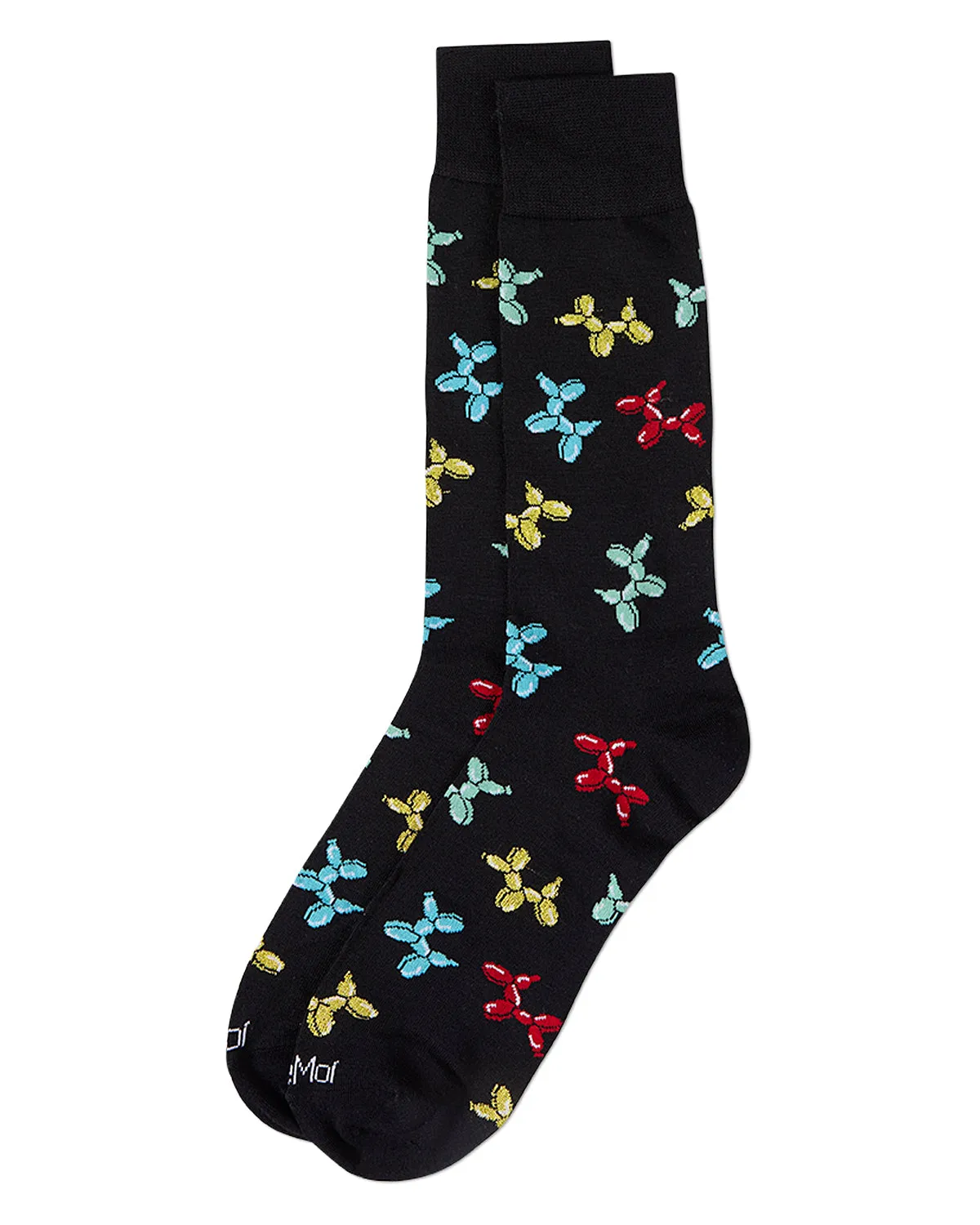 Men's "Balloon Animals" Rayon Blend Novelty Crew Sock sold by MeMoi product image thumbnail 3