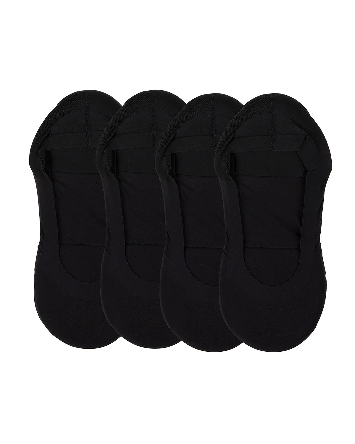 4 Pairs Women's Cushioned Fine Edge No-Show Sock Liner sold by MeMoi