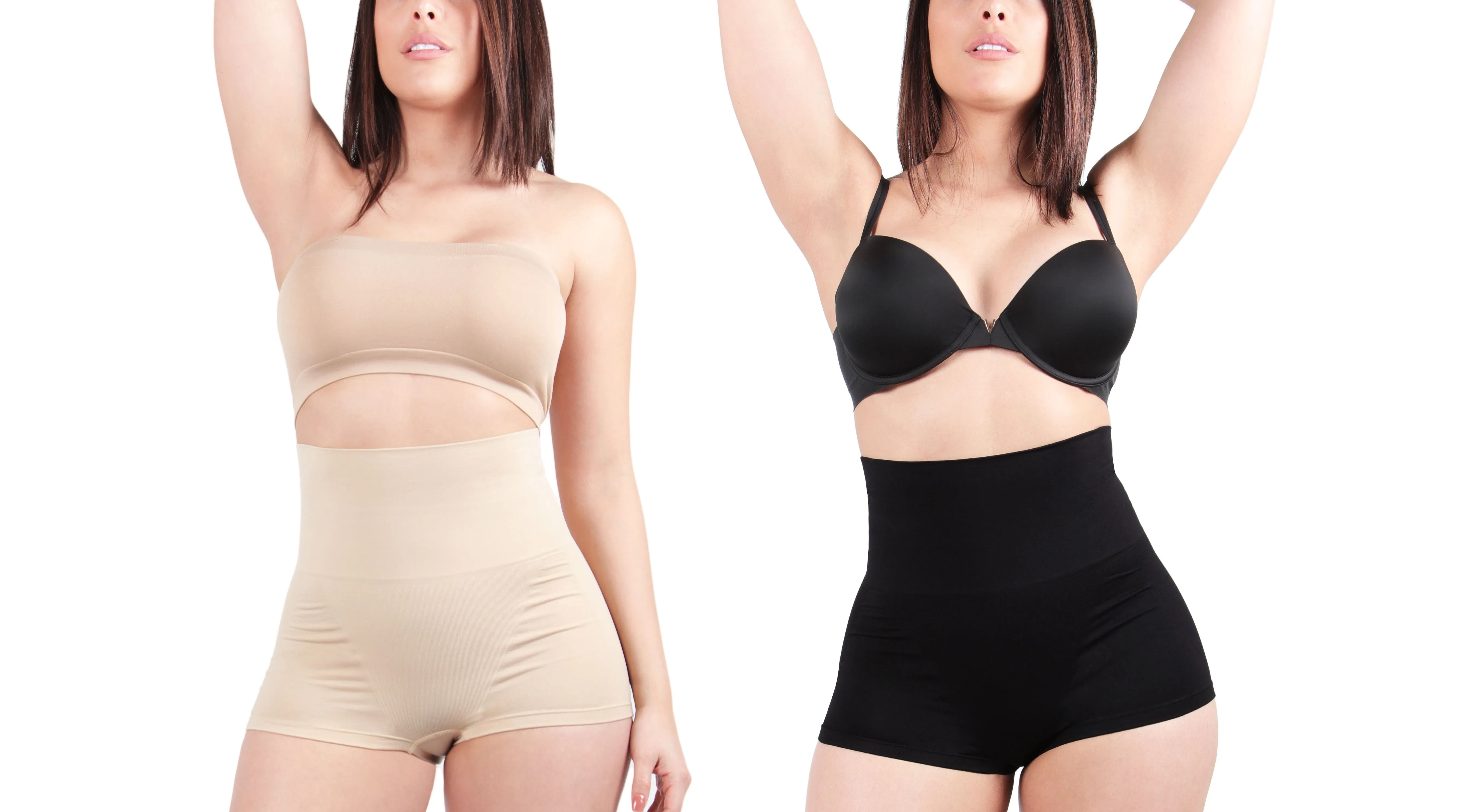 2 Pair Women's High-Waist Boy Short Shaping Briefs sold by MeMoi