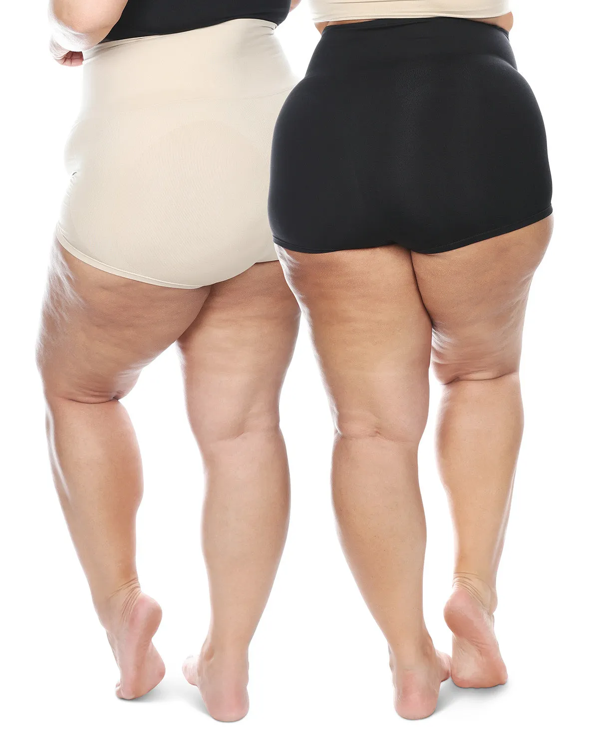 2 Pair Women's High-Waist Boy Short Shaping Briefs sold by MeMoi product image thumbnail 4