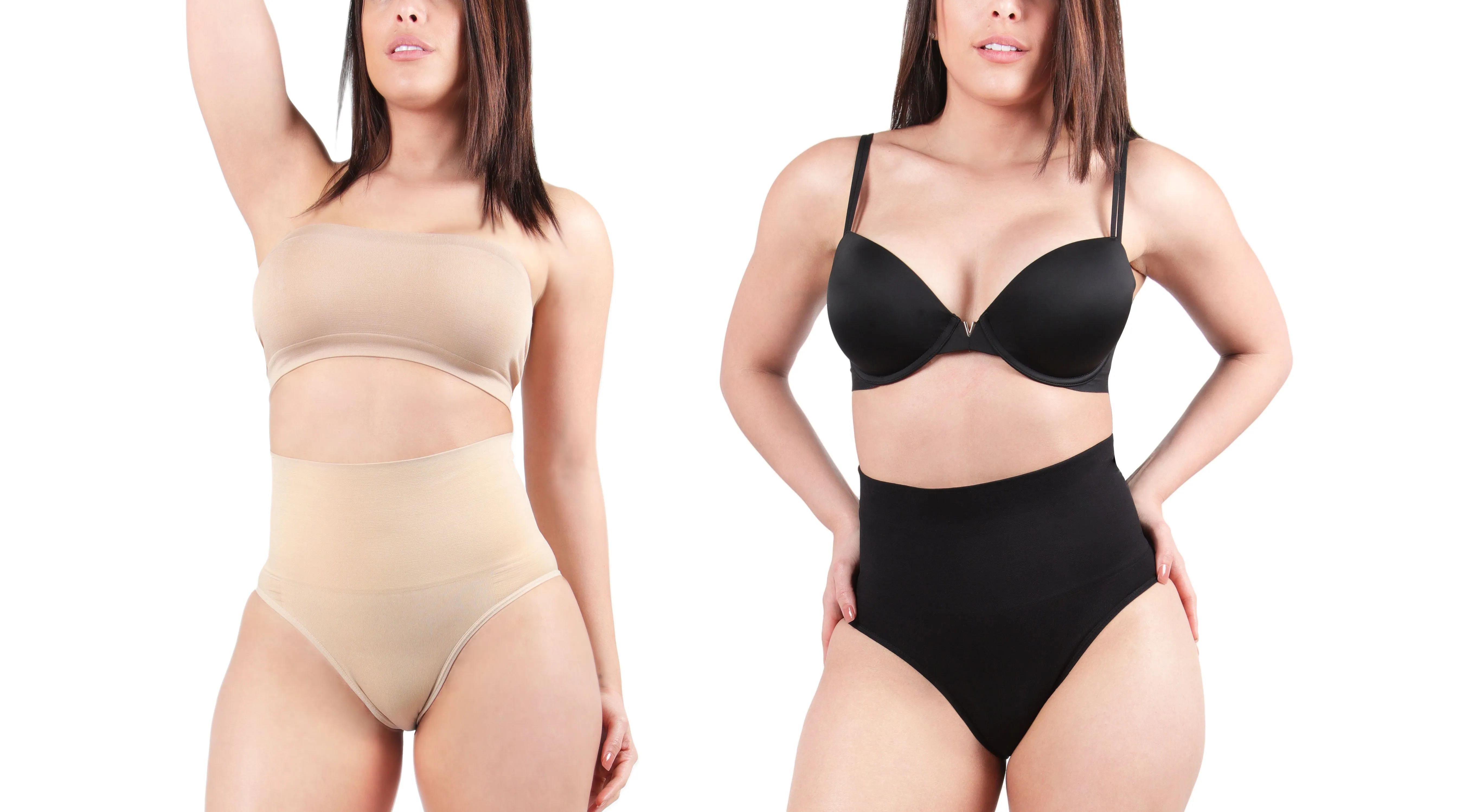 2 Pair Women's Full Coverage High Waisted Shaping Briefs sold by MeMoi product image thumbnail 4