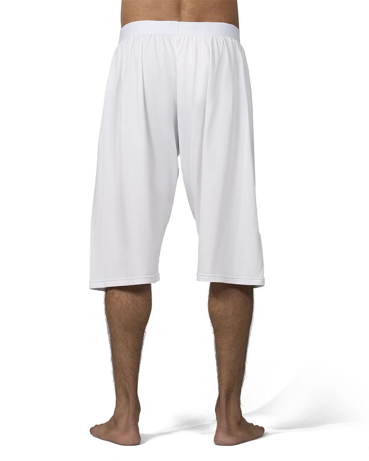 2 Pair Men's Knee-Length Cotton-Rich Knit Boxer Shorts sold by MeMoi product image thumbnail 2