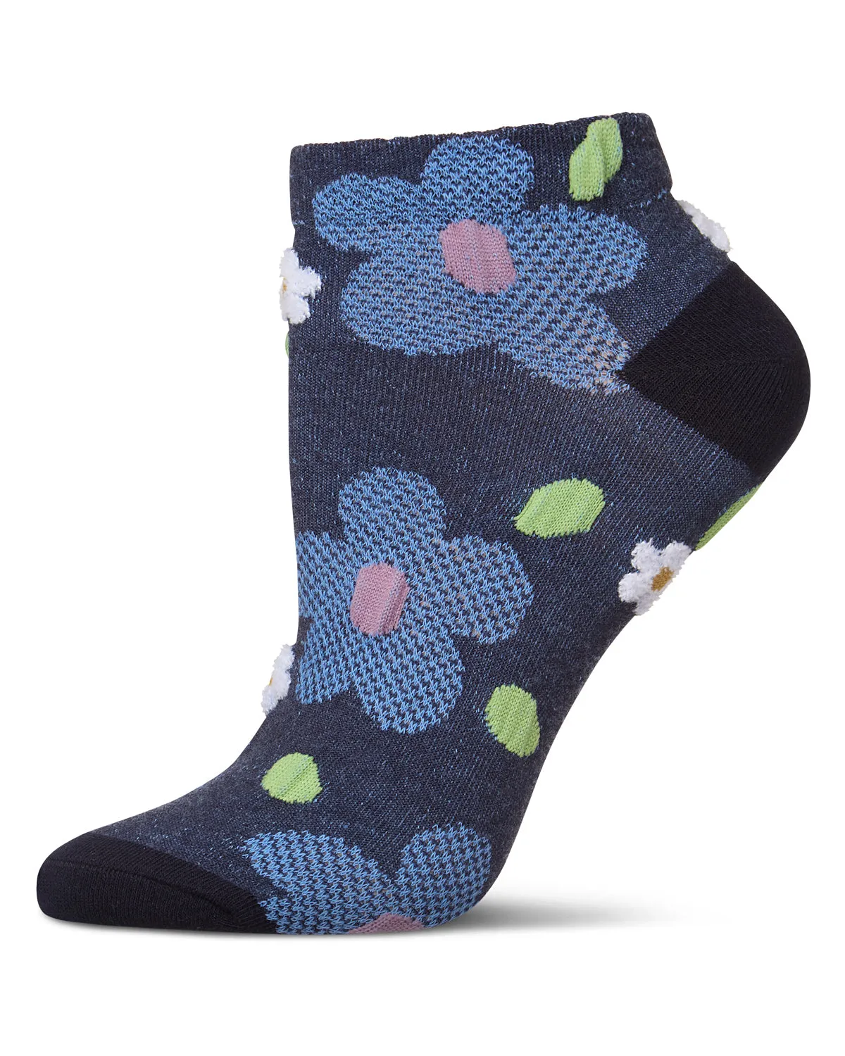 Women's Daisy Dimensional Shortie Socks sold by MeMoi