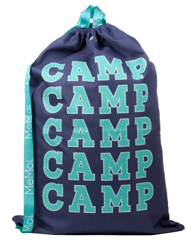 Camp Camp Camp Laundry Wash Bag with Shoulder Strap sold by MeMoi