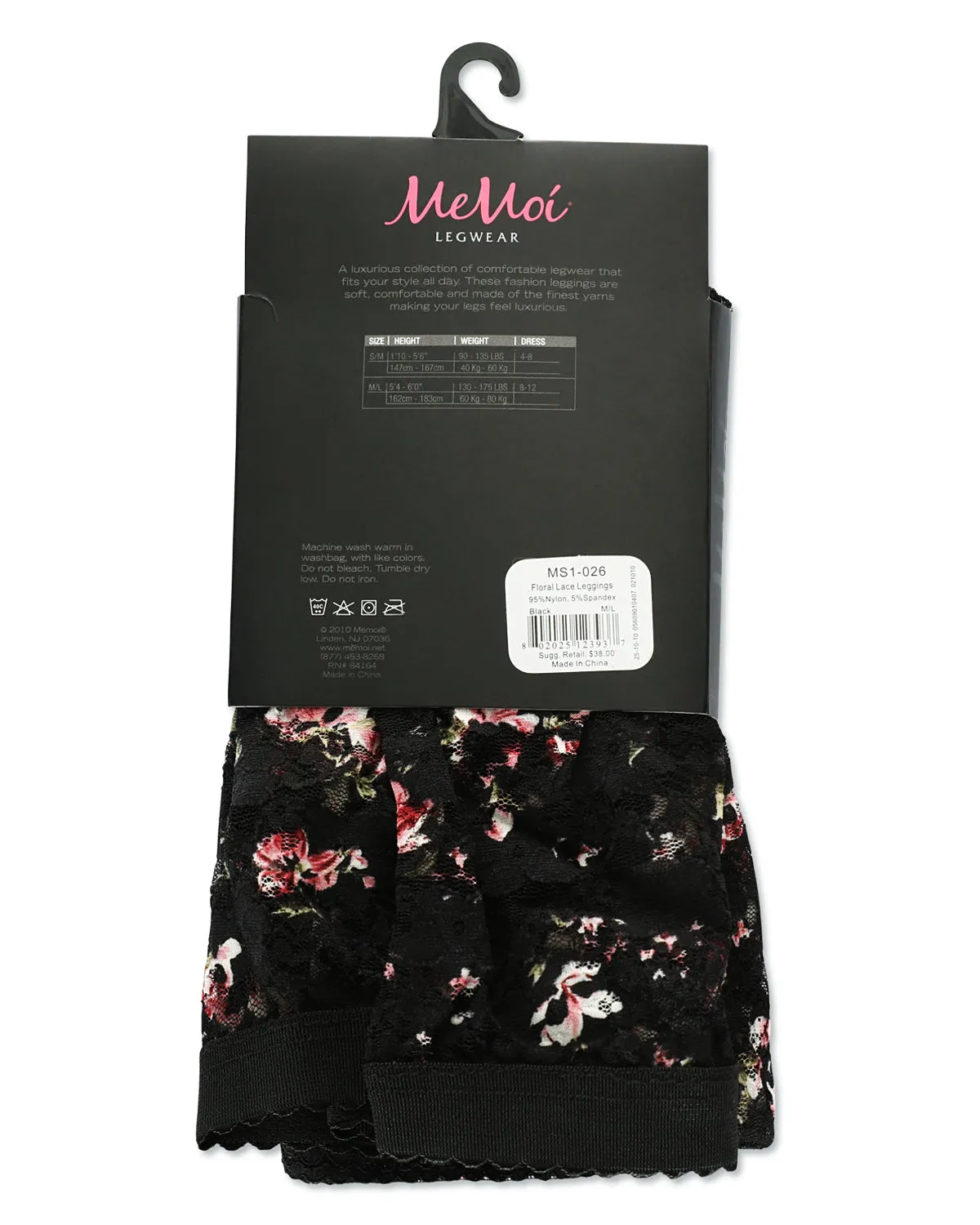 Women's Luxe Floral Lace Leggings sold by MeMoi product image thumbnail 4