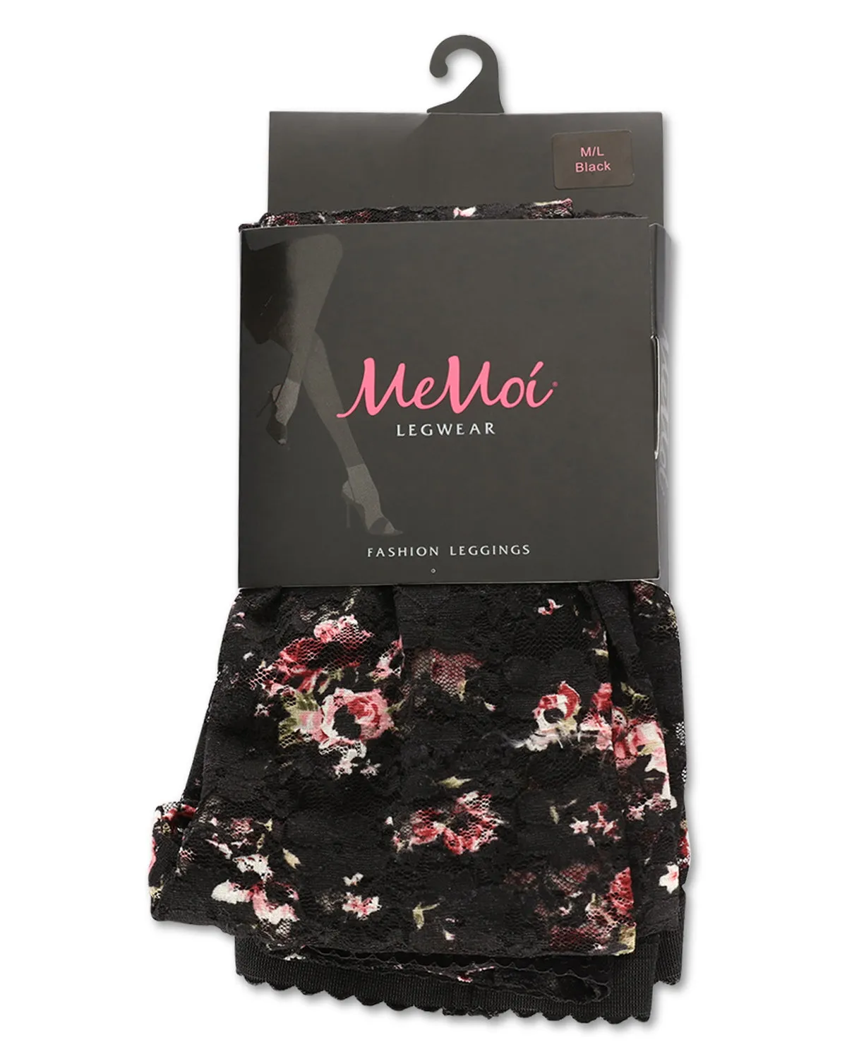 Women's Luxe Floral Lace Leggings sold by MeMoi product image thumbnail 3