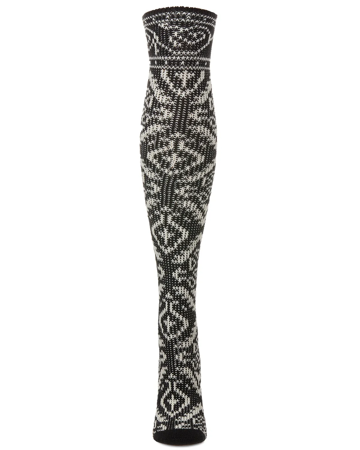 Women's Damask Acrylic and Wool Blend Over The Knee Socks sold by MeMoi product image thumbnail 2