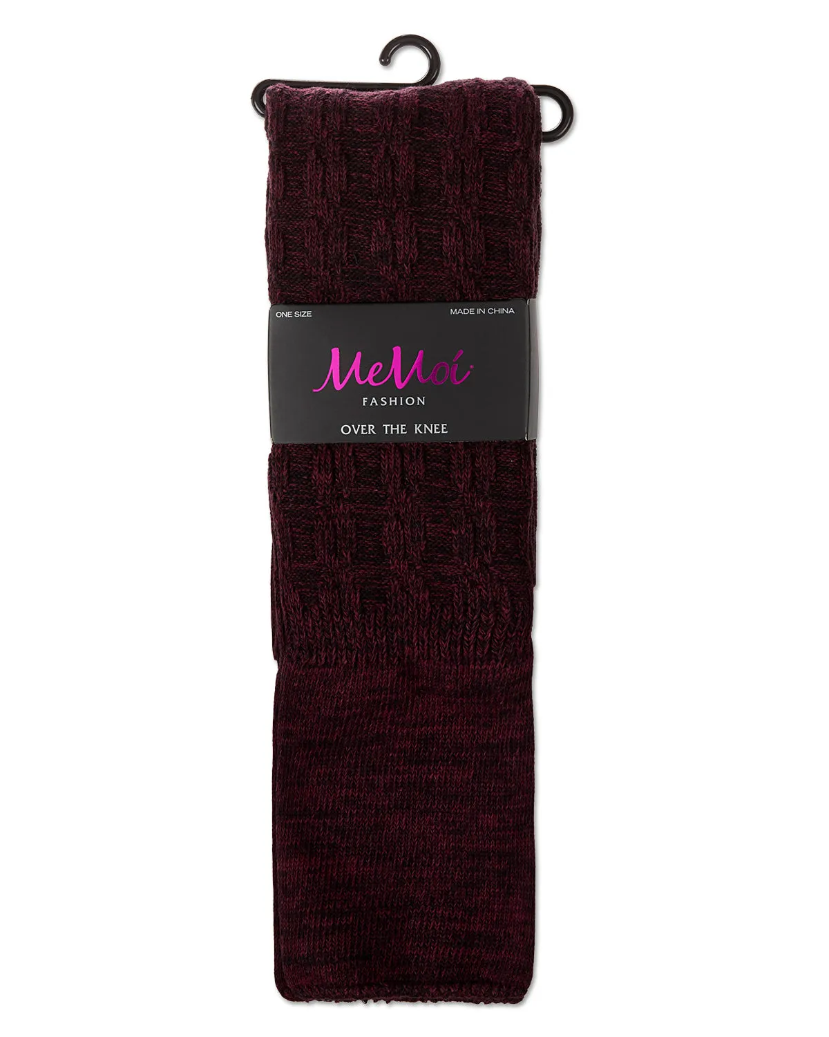 Women's Cotton Rich "Wintry Cable" Over the Knee Socks sold by MeMoi product image thumbnail 4