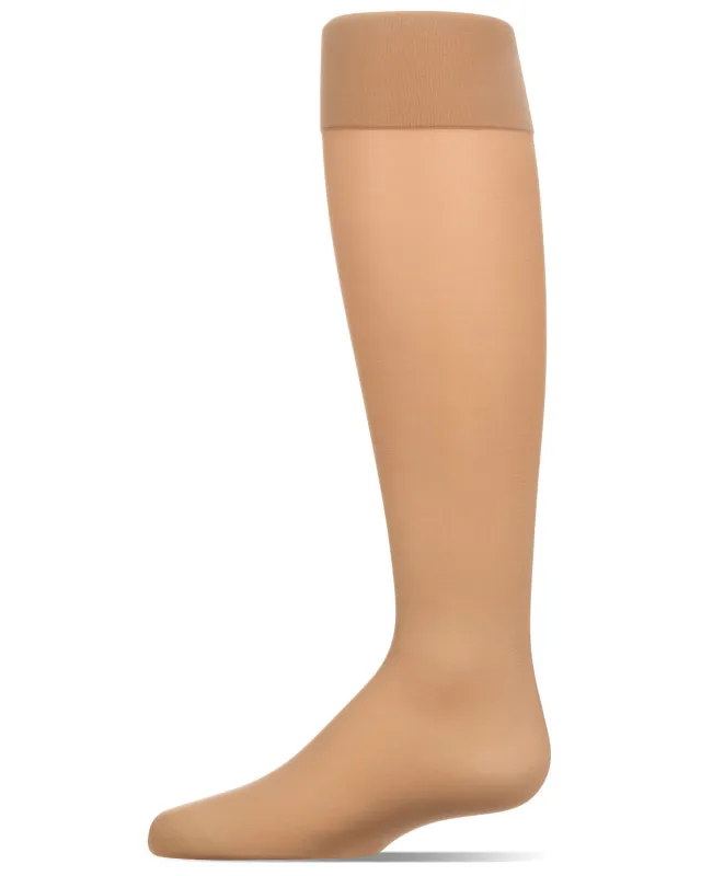Women's Silky Semi-Sheer 30-Denier Fashion Knee Highs sold by MeMoi