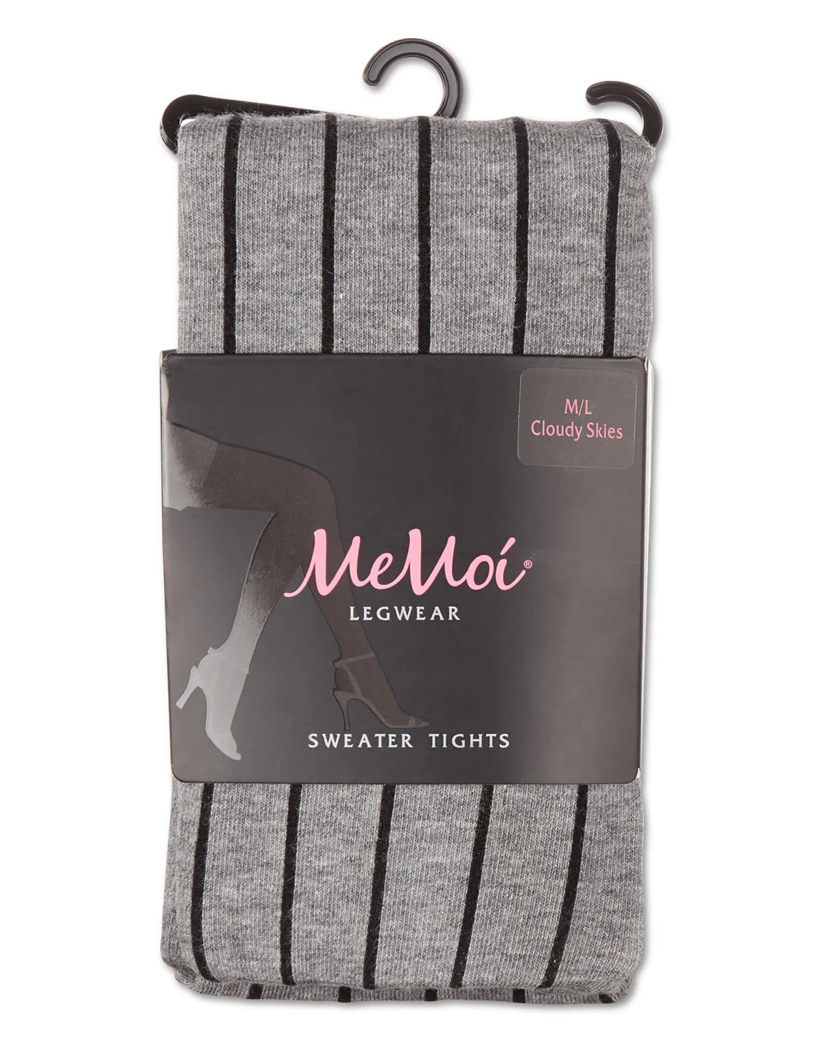 Women's Cozy Cotton Blend "Hot Pinstripe" Sweater Tights sold by MeMoi product image thumbnail 2