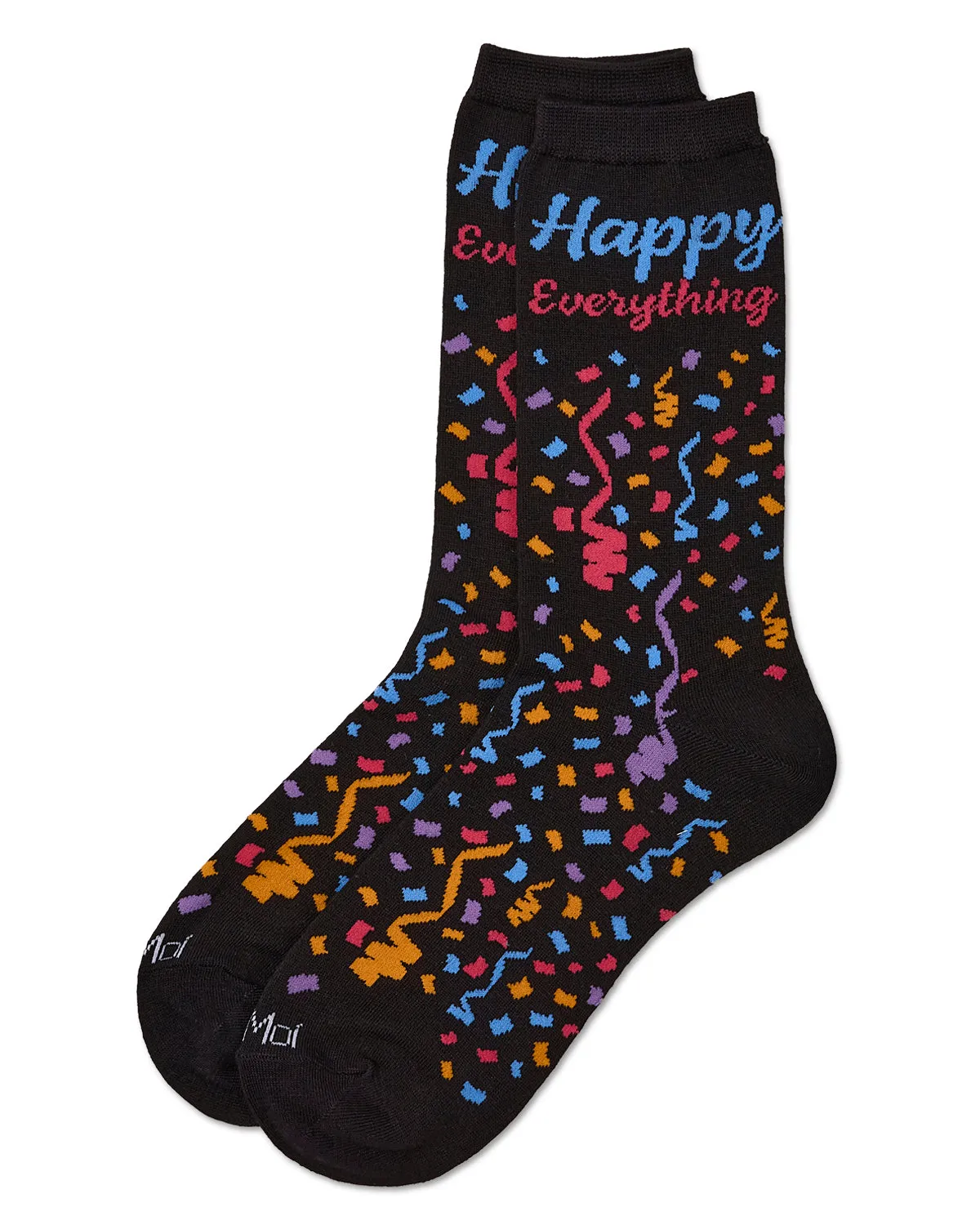 Women's "Happy Everything" Rayon from Bamboo Blend Crew Socks sold by MeMoi product image thumbnail 3