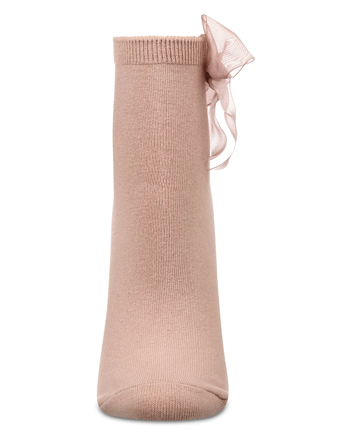 Women's Cotton Rich Tulle Bow Trimmed Ankle Sock sold by MeMoi product image thumbnail 4