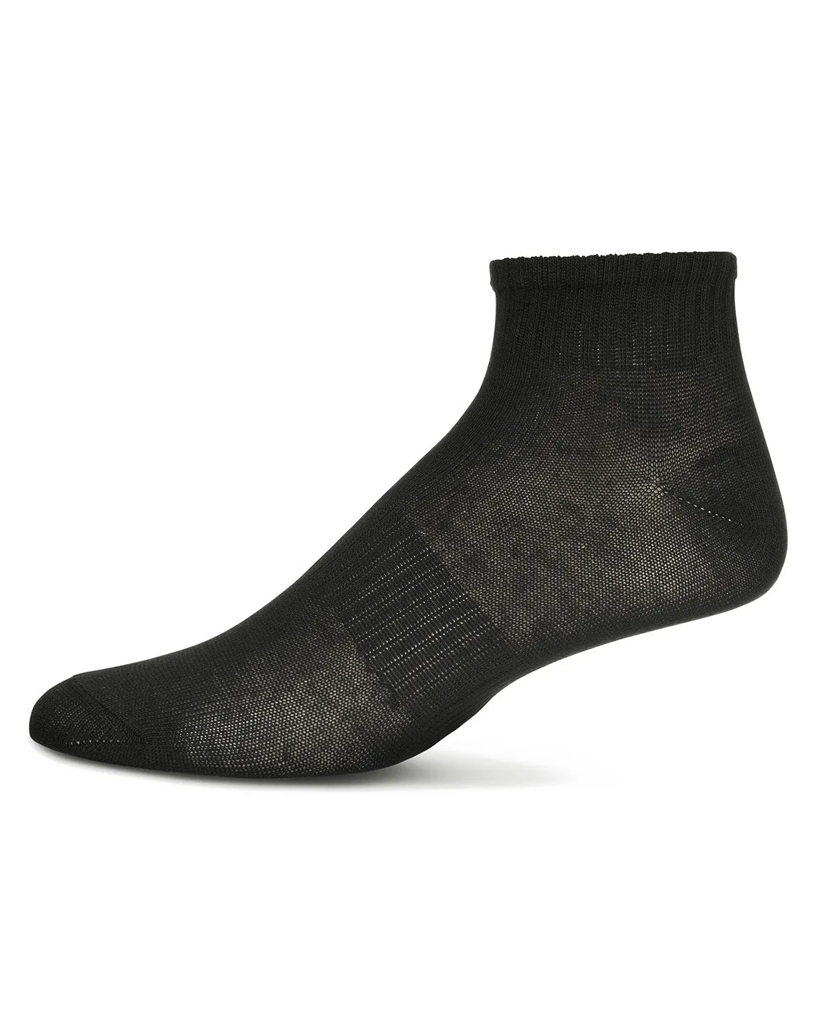 10 Pair Women's Ribbed Solid Color Quarter Socks sold by MeMoi product image thumbnail 3