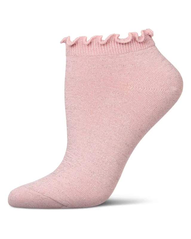Women's Lurex Bamboo Shortie Socks sold by MeMoi