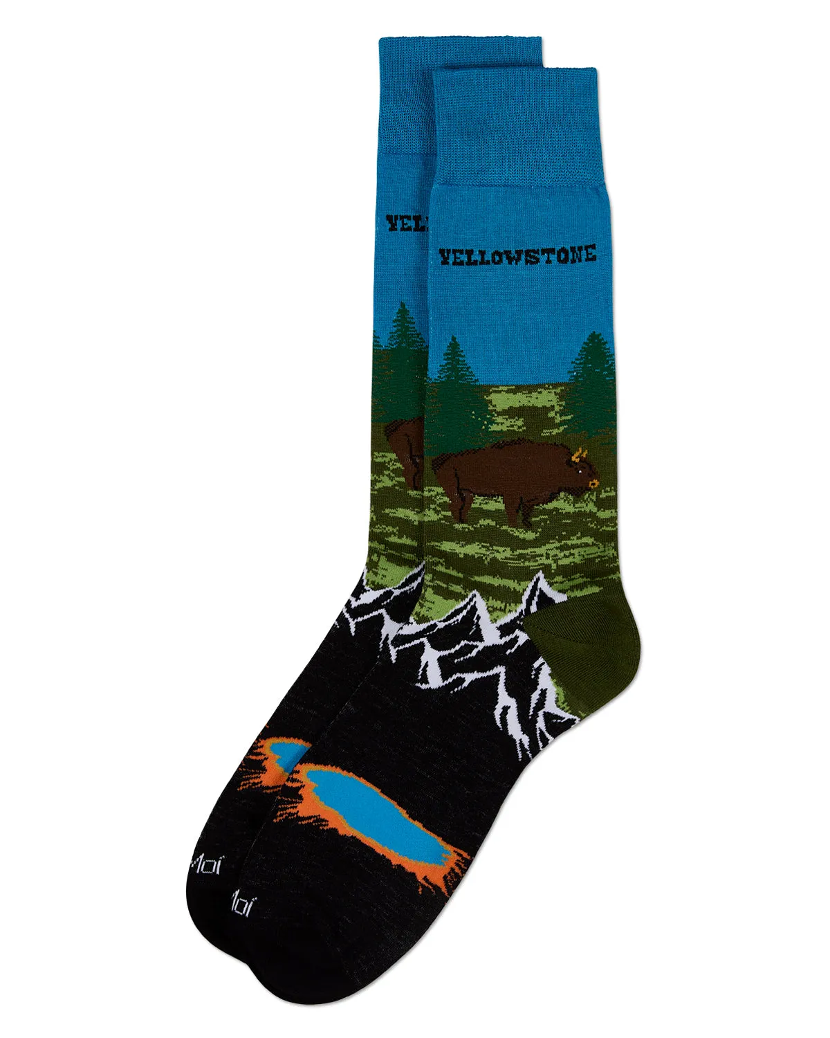 Men's Yellowstone Rayon From Bamboo Crew Socks sold by MeMoi product image thumbnail 3