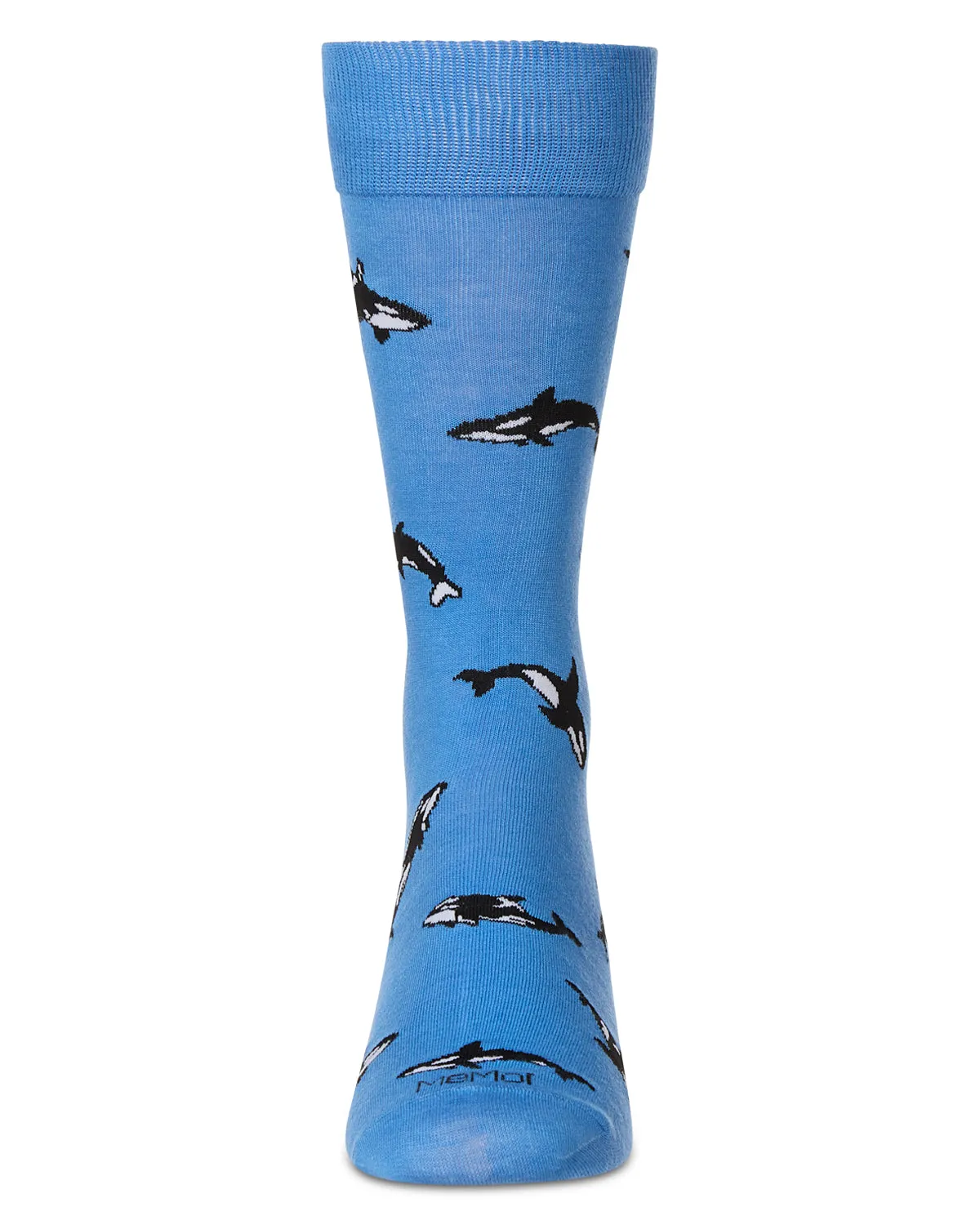 Men's Whales Rayon From Bamboo Crew Socks sold by MeMoi product image thumbnail 2