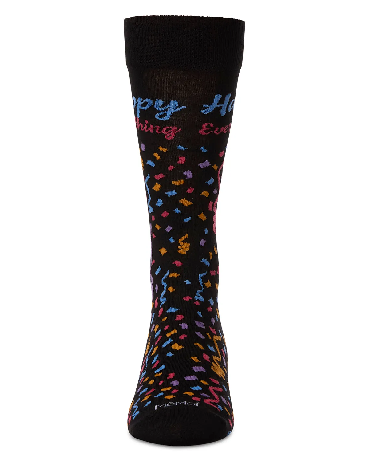 Men's Happy Everything Rayon From Bamboo Crew Socks sold by MeMoi product image thumbnail 2