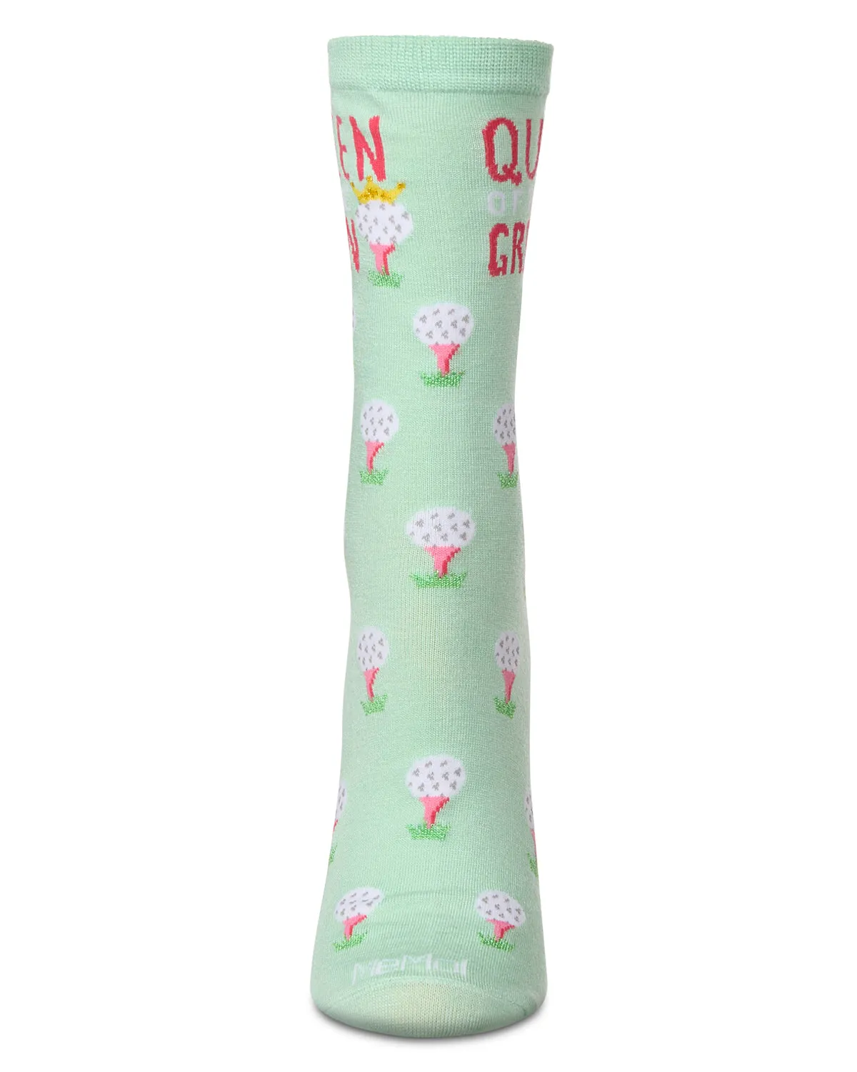 Women's Queen Of The Green Rayon From Bamboo Crew Socks sold by MeMoi product image thumbnail 2
