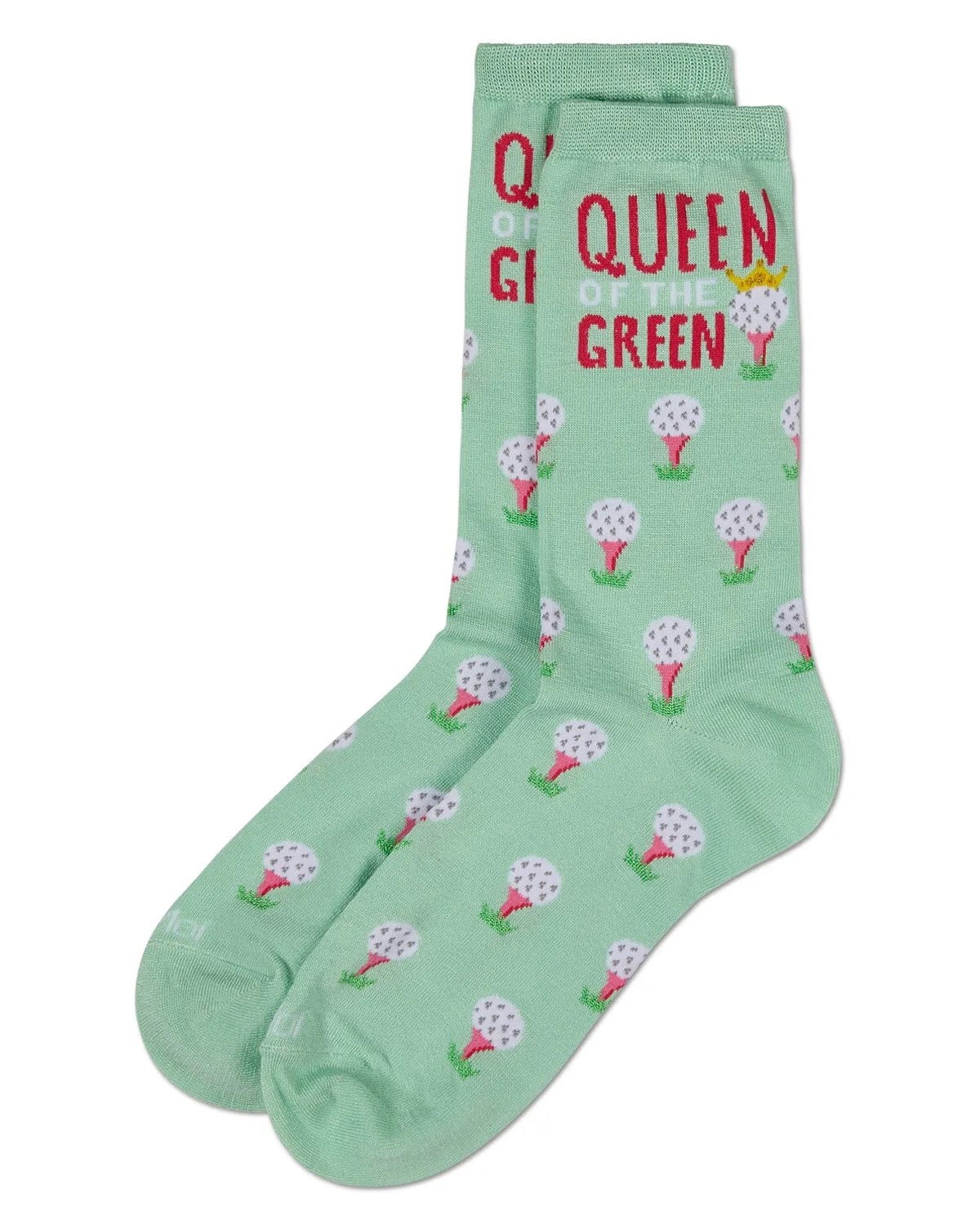 Women's Queen Of The Green Rayon From Bamboo Crew Socks sold by MeMoi product image thumbnail 3