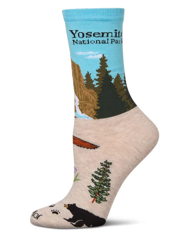 Women's Yosemite Rayon From Bamboo Crew Socks made by MeMoi
