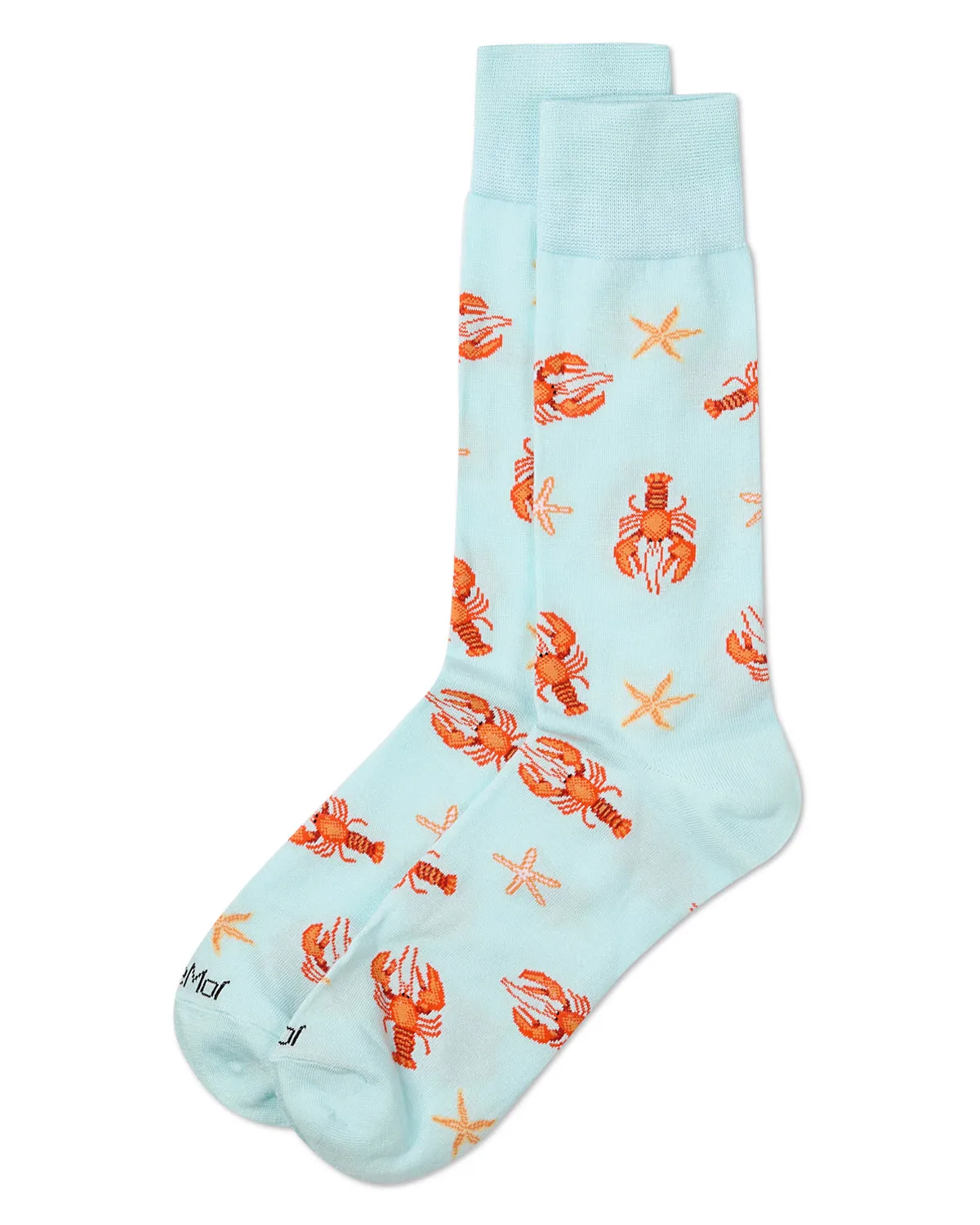 Men's Lobster Rayon From Bamboo Crew Socks sold by MeMoi product image thumbnail 3