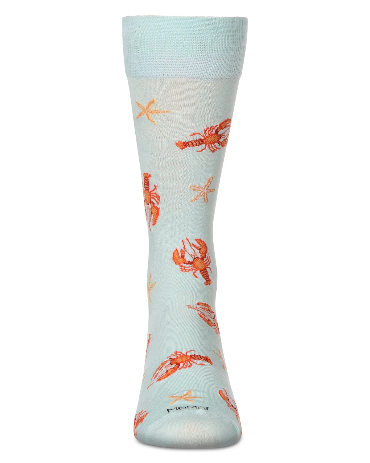 Men's Lobster Rayon From Bamboo Crew Socks sold by MeMoi product image thumbnail 2