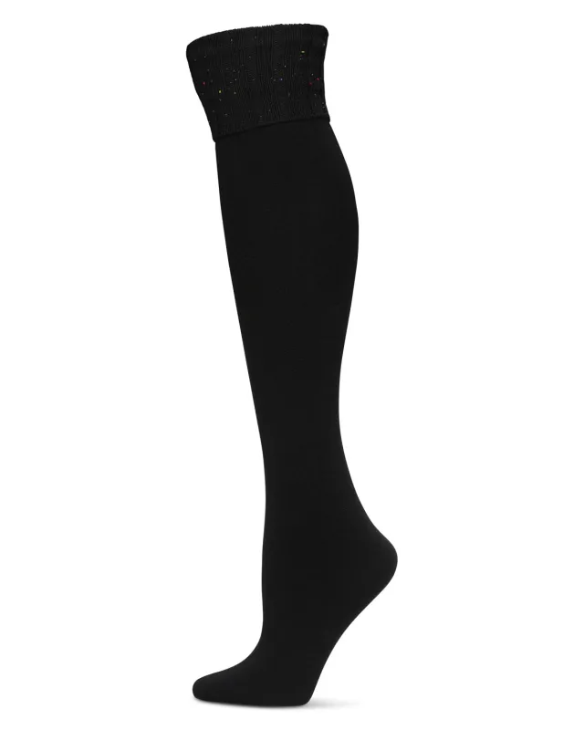 Donegal Cuffed Fleece Knee High Socks sold by MeMoi